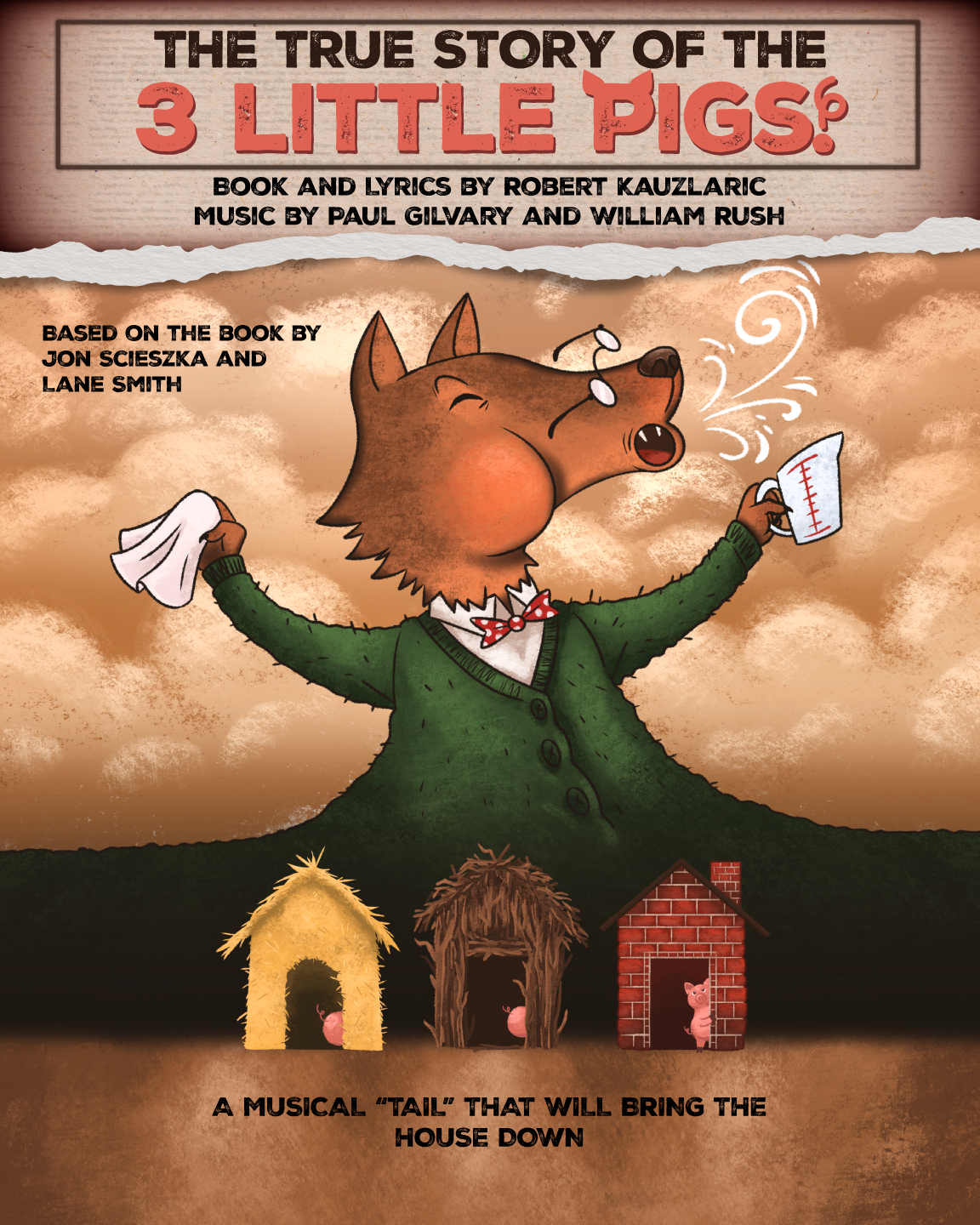 The True Story of the Three Little Pigs! poster