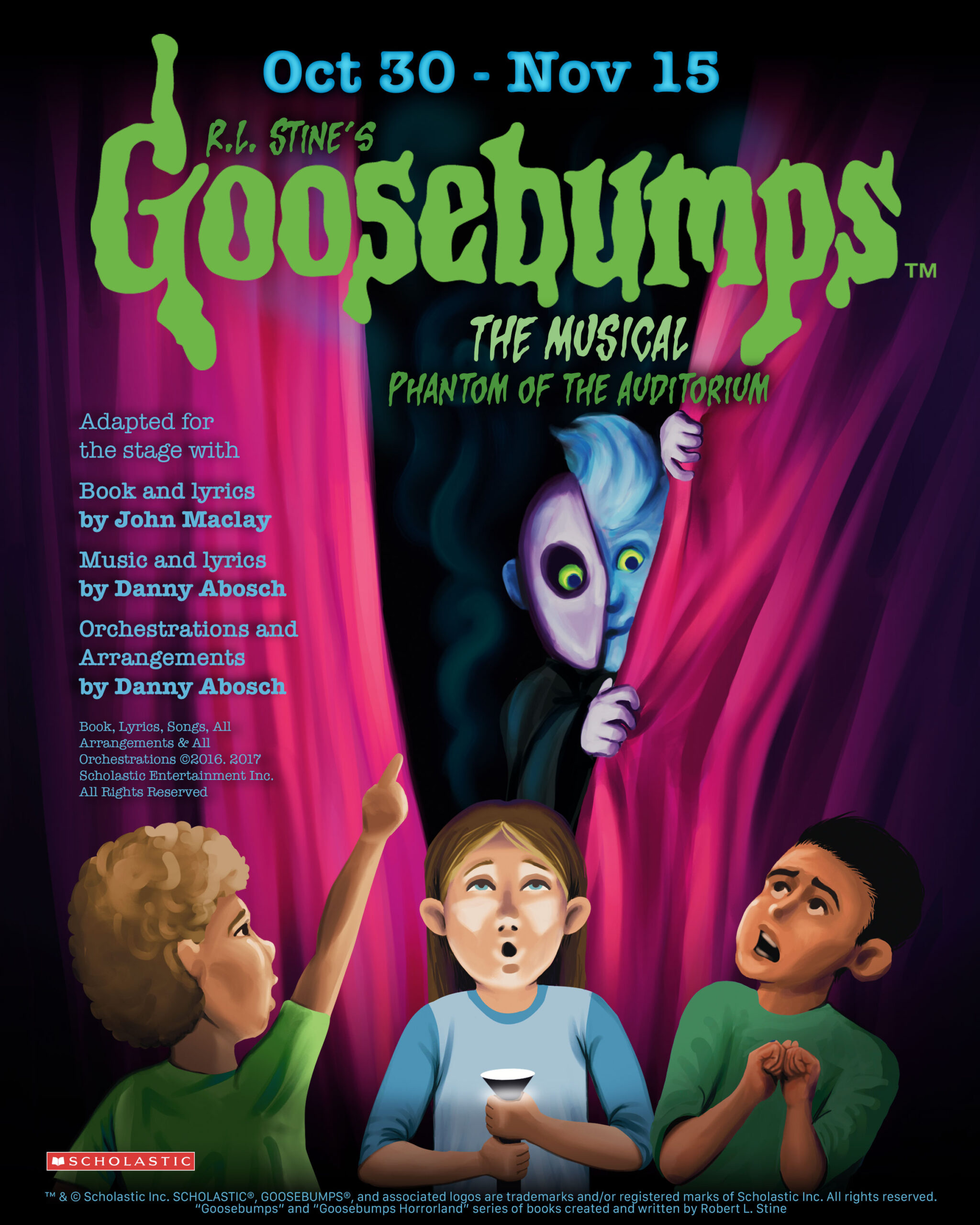 R.L. Stine’s Goosebumps The Musical: Phantom of the Auditorium poster